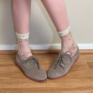 Dolce Vita Suede Hot Pink Oxfords Size 6